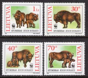 Lithuania 529-532 Bison MNH VF