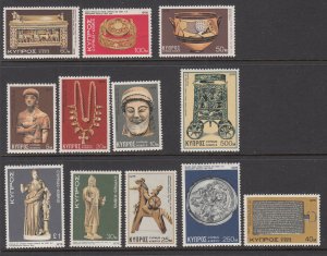 Cyprus 452-463 MNH VF