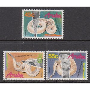 Aruba 50-52 Snakes MNH VF