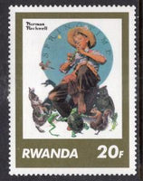 Rwanda 1032 Norman Rockwell MNH VF