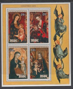 Niue 261a Christmas Souvenir Sheet MNH VF