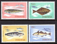 Faroe Island 97-100 Fish MNH VF