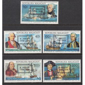 Madagascar 564-565,C164-C167 Sailing Ships MNH VF