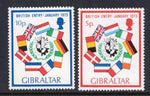 Gibraltar 294-295 MNH VF