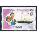 Tuvalu 159 Royal Wedding Ship MNH VF