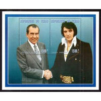 Chad 672 Elvis Souvenir Sheet MNH VF