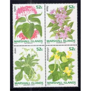 Marshall Islands 398b Flowers MNH VF