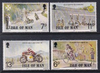 Isle of Man 101-104 Motorcycles MNH VF