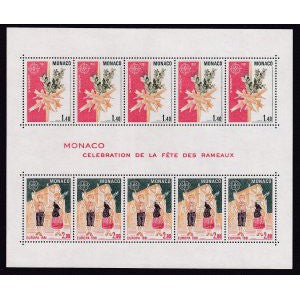 Monaco 1279a Europa Souvenir Sheet MNH VF