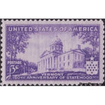 United States of America 1941 150 Years Vermont Statehood, Capital Montpelier