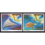 Mexico 1281-1282 Whales Turtle MNH VF