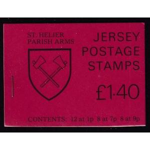 Jersey 138b,141a,143a Booklet MNH VF