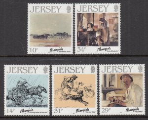 Jersey 406-410 MNH VF