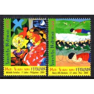 UN Vienna 353-354 MNH VF