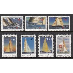 Sierra Leone 836-842 Sailboats MNH VF