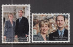 Gibraltar 815-816 Royal Wedding MNH VF