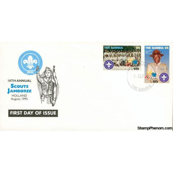 18th Annual Scouts Jamboree, Gambia, September 5, 1995 First Day Cover