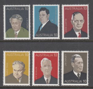 Australia 610-615 MNH VF