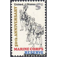 United States of America 1966 1966 Marine, Frogman, Flier, Devil Dog, & 1775 Marine