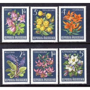 Austria 764-769 Flowers MNH VF