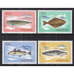 Faroe Islands 97-100 Fish MNH VF