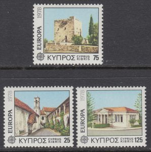 Cyprus 495-497 Europa MNH VF