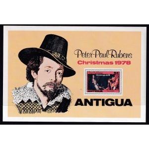 Antigua 527 Christmas Souvenir Sheet MNH VF