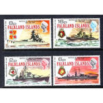 Falkland Islands 237-240 Ships MNH VF