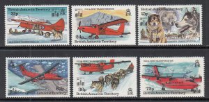 British Antarctic Territory 224-229 Airplanes MNH VF