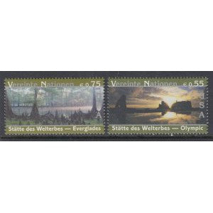 UN Vienna 338-339 MNH VF