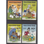 Turks and Caicos 476-480 Disney's MNH VF