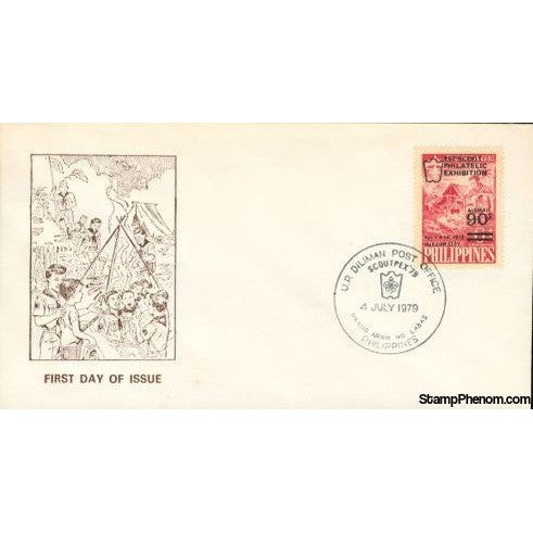1st Scout Philatelic Exhibition Lot 2, Philippines, July 4, 1979