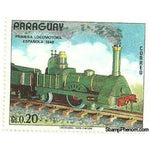 Paraguay 1972 1st Spanish Locomotive, 1848