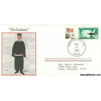 Norman Rockwell Classics "The Graduate", November 14, 1983 First Day Cover