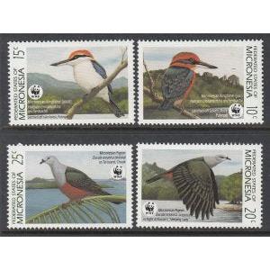 Micronesia 106-109 Birds MNH VF