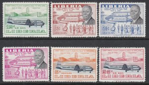 Liberia 362-363,C107-C110 Airplanes MNH VF