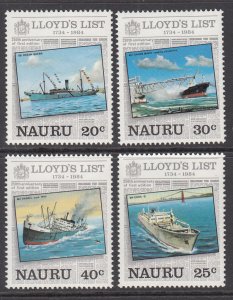 Nauru 280-283 MNH VF