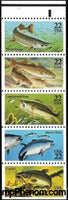 United States of America 1986 22c Fish Booklet Pane