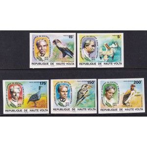 Burkina Faso 368-369,C212-C214 Birds Imperfs MNH VF