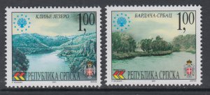 Bosnia and Herzegovina Serbian Admin 153-154 MNH VF