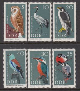 Germany DDR 915-920 Birds MNH VF