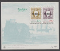 Madeira 67a Stamp on Stamp Souvenir Sheet MNH VF