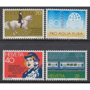 Switzerland 729-732 MNH VF