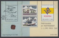 Aland 72 Souvenir Sheet MNH VF