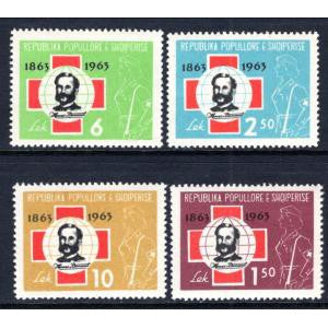 Albania 649-652 Red Cross MNH VF