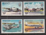 Jersey 336-339 Airplanes MNH VF