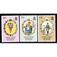 Falkland Islands 324-328 Royal Wedding MNH VF