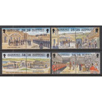 Alderney 134-141a MNH VF