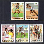 Liberia 999-1003 Olympics MNH VF