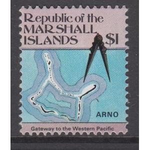 Marshall Islands 49A Map MNH VF